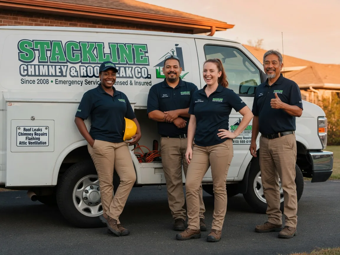 Chimney flashing repair company in Ideal, SD